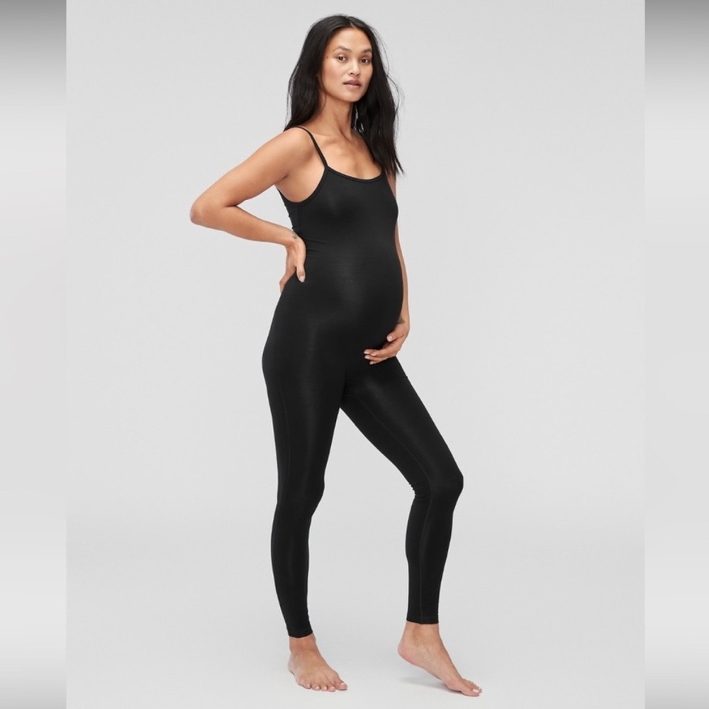 Gap Body Maternity Bodysuit Jumpsuit Black Size XXL NWOT